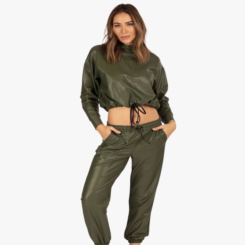 Koral, Oblivion Netz Sweatpants Juniper, NEW WITH TAGS